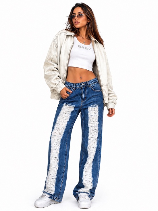 Almost Famous Pants - NWOT Almost Famous SZ5 medium wash blue straight legged 5 pocket jeans/waist 28”